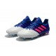 Nouveau Crampons de Football Adidas Ace 17.1 FG Bleu Rose Blanc