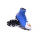 Crampon Foot Nouveaux Nike Hypervenom Phantom III DF FG ACC - Rouge Bleu Blanc