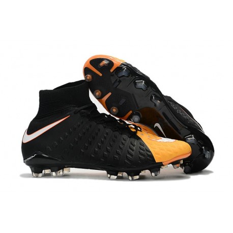 Crampon Foot Nouveaux Nike Hypervenom Phantom III DF FG ACC - Orange Laser Blanc Volt