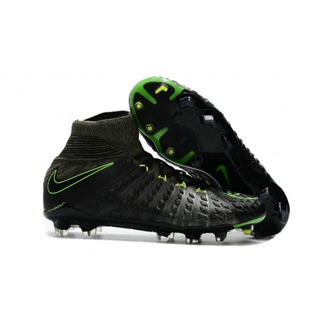 Crampon Foot Nouveaux Nike Hypervenom Phantom III DF FG ACC - Volt Noir