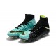 Crampon Foot Nouveaux Nike Hypervenom Phantom III DF FG ACC - Aqua Blanc Volt