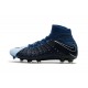 Crampon Foot Nouveaux Nike Hypervenom Phantom III DF FG ACC - Noir Bleu