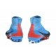 Crampons de Foot Nouveau 2017 Nike Mercurial Superfly 5 FG ACC Bleu Rouge Noir
