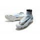 Crampons de Foot Nouveau 2017 Nike Mercurial Superfly 5 FG ACC CR7 Gris Noir Blanc