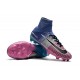 Crampons de Foot Nouveau 2017 Nike Mercurial Superfly 5 FG ACC Bleu Rose Noir