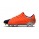 Nouvelles Crampons de Football Nike Hypervenom Phantom III FG Orange Bleu Argent