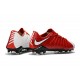 Nouvelles Crampons de Football Nike Hypervenom Phantom III FG Rouge Blanc Noir