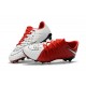 Nouvelles Crampons de Football Nike Hypervenom Phantom III FG Rouge Blanc Noir