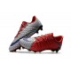 Nouvelles Crampons de Football Nike Hypervenom Phantom III FG Rouge Gris Bleu