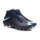 Crampon Foot Nouveaux Nike Hypervenom Phantom III DF FG ACC - Bleu Noir Blanc