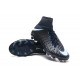 Crampon Foot Nouveaux Nike Hypervenom Phantom III DF FG ACC - Bleu Noir Blanc