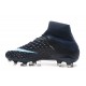 Crampon Foot Nouveaux Nike Hypervenom Phantom III DF FG ACC - Bleu Noir Blanc