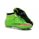 Nouveau Chaussures de Football Nike Mercurial Superfly IV FG Vert Orange