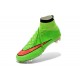 Nouveau Chaussures de Football Nike Mercurial Superfly IV FG Vert Orange