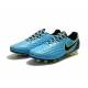 Nouveau Crampons Foot Nike Magista Opus II FG Chaussures Bleu Volt Noir