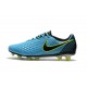 Nouveau Crampons Foot Nike Magista Opus II FG Chaussures Bleu Volt Noir