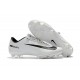 Nike Mercurial Vapor XI FG ACC Crampon Homme Blanc Noir