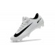 Nike Mercurial Vapor XI FG ACC Crampon Homme Blanc Noir