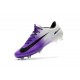 Nike Mercurial Vapor XI FG ACC Crampon Homme Blanc Violet Noir