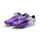 Nike Mercurial Vapor XI FG ACC Crampon Homme Blanc Violet Noir