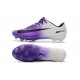 Nike Mercurial Vapor XI FG ACC Crampon Homme Blanc Violet Noir