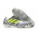 Chaussure de Football pour Hommes - adidas Nemeziz 17+ 360 Agility FG Blanc Jaune Noir