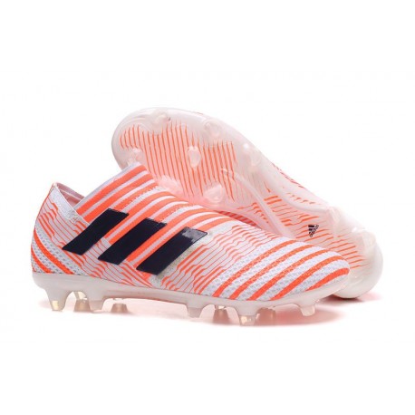 Chaussure de Football pour Hommes - adidas Nemeziz 17+ 360 Agility FG Orange Noir Blanc