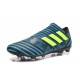 Chaussure de Football pour Hommes - adidas Nemeziz 17+ 360 Agility FG Legend Ink Jaune Bleu