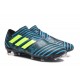 Chaussure de Football pour Hommes - adidas Nemeziz 17+ 360 Agility FG Legend Ink Jaune Bleu