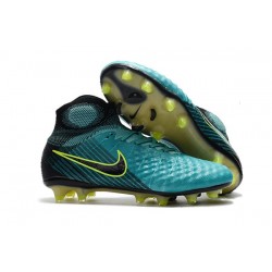 Nike Magista Obra 2 FG Nouveaux 2017 Crampons Foot Bleu Volt Noir