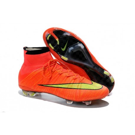 Coupe du monde 2015 Chaussures Nike Mercurial Superfly FG Orange Jaune