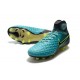 Nike Magista Obra 2 FG Nouveaux 2017 Crampons Foot Bleu Volt Noir