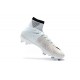 Crampons de Foot Nouveau 2017 Nike Mercurial Superfly 5 FG ACC CR7 Blanc Teinte Bleu