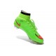 Nouveau Chaussures de Football Nike Mercurial Superfly IV FG Vert Orange