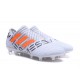 Chaussure de Football pour Hommes - adidas Nemeziz 17+ 360 Agility FG Blanc Orange Gris
