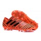 Chaussure de Football pour Hommes - adidas Nemeziz 17+ 360 Agility FG Orange Noir