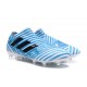 Chaussure de Football pour Hommes - adidas Nemeziz 17+ 360 Agility FG Blanc Legend Ink Bleu