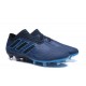 Chaussure de Football pour Hommes - adidas Nemeziz 17+ 360 Agility FG Bleu Noir