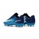 Nike Mercurial Vapor XI FG ACC Crampon Homme Bleu Blanc