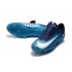 Nike Mercurial Vapor XI FG ACC Crampon Homme Bleu Blanc