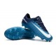Nike Mercurial Vapor XI FG ACC Crampon Homme Bleu Blanc