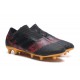 Crampons de Football Hommes - adidas Nemeziz 17+ 360 Agility FG Noir Or Rouge