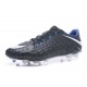 Nouvelles Crampons de Football Nike Hypervenom Phantom III FG Noir Blanc Bleu