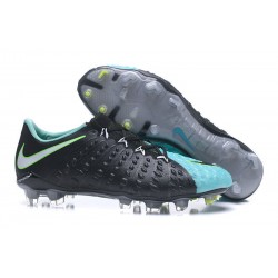 Nouvelles Crampons de Football Nike Hypervenom Phantom III FG Noir Bleu