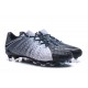 Nouvelles Crampons de Football Nike Hypervenom Phantom III FG Gris Noir