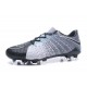 Nouvelles Crampons de Football Nike Hypervenom Phantom III FG Gris Noir