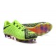 Nouvelles Crampons de Football Nike Hypervenom Phantom III FG Noir Vert Orange