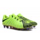 Nouvelles Crampons de Football Nike Hypervenom Phantom III FG Noir Vert Orange