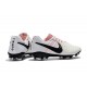 Nouvelle chaussure de foot Nike Tiempo Legend 7 FG Blanc Noir