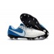 Nouvelle chaussure de foot Nike Tiempo Legend 7 FG Blanc Bleu